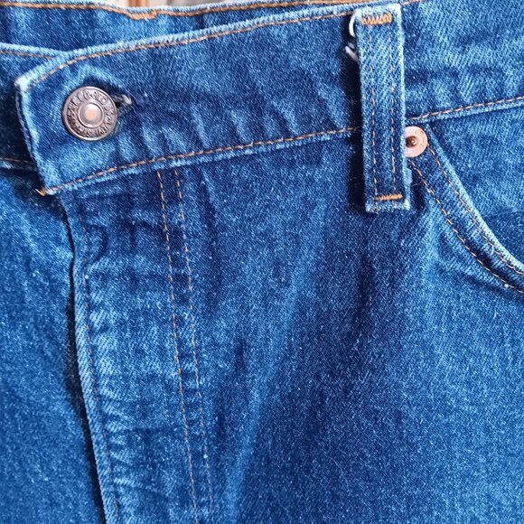 Vintage Mens Levis 517 Jeans 40x30 Raw Denim Bootcut Jeans Orange Tab USA 40x30 - Picture 5 of 10